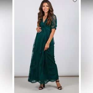 Pink blush maternity dress